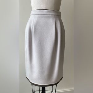 MAX MARA VIRGIN WOOL ANGORA SKIRT